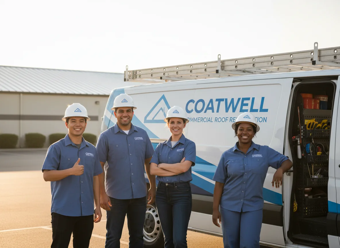 Commercial roof coating company in Hacksneck, VA